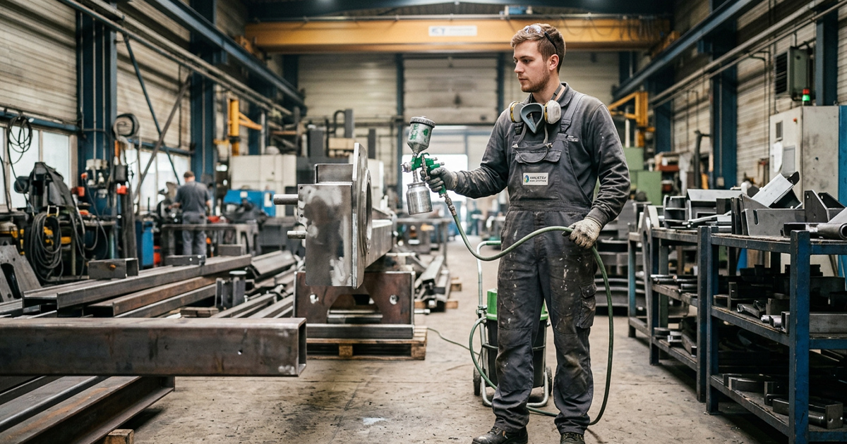 Maler in der Produktion 