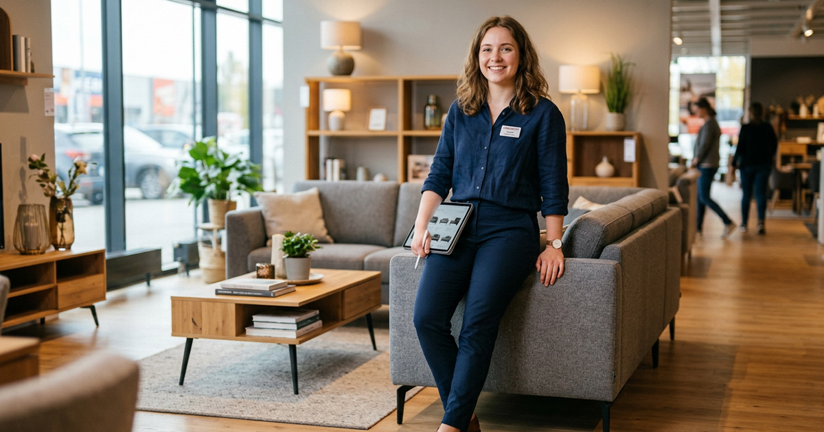 Verkäufer Möbelmarkt 