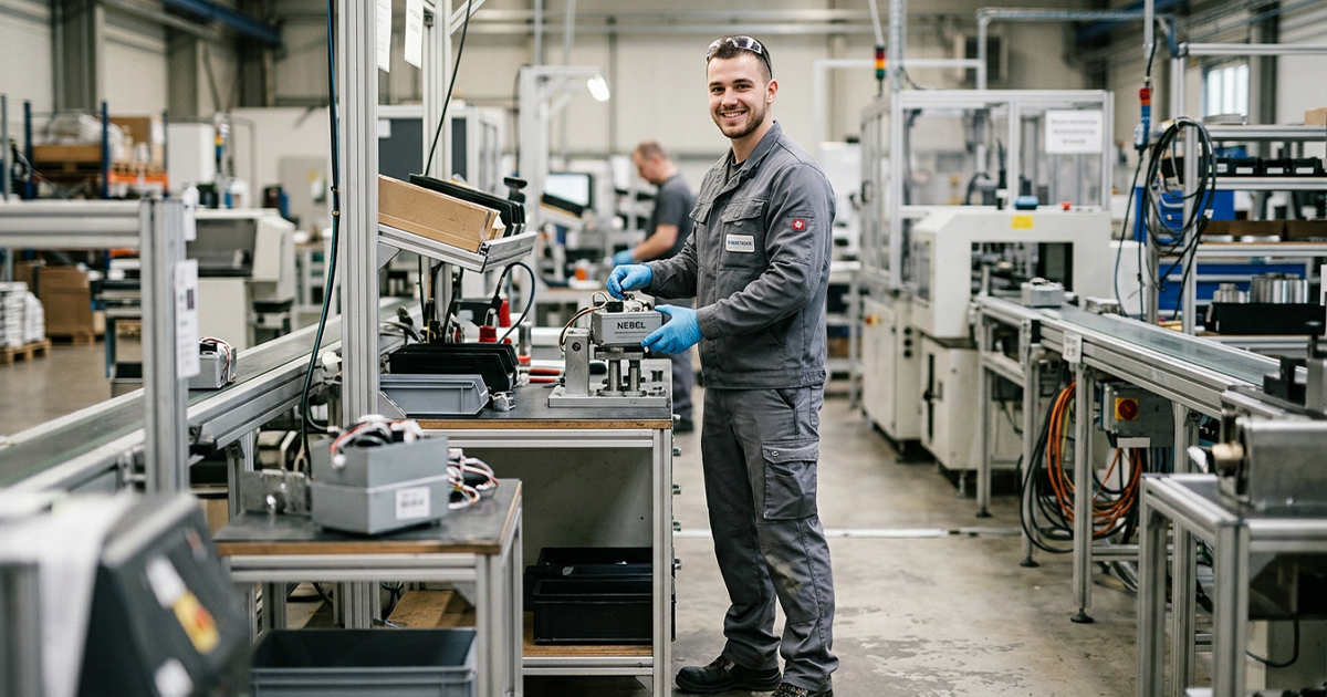 Produktionshelfer Nebelpatronenfertigung 