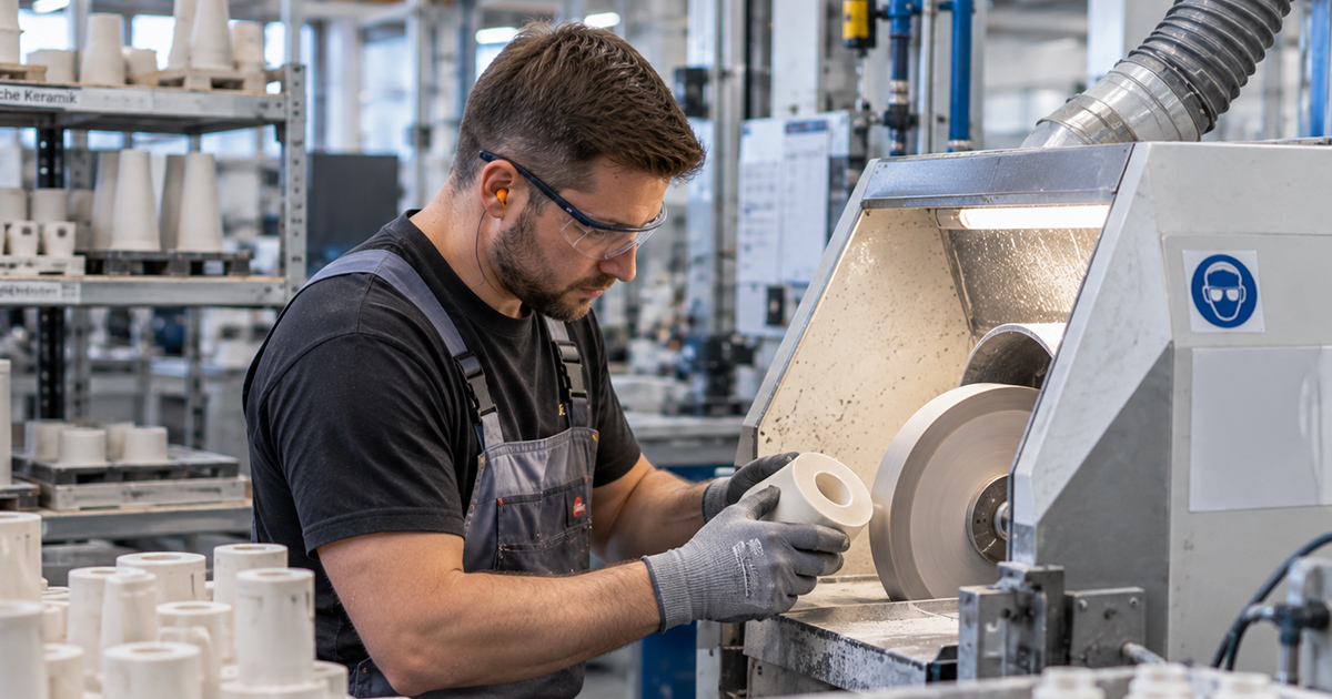 Produktionsmitarbeiter Keramik