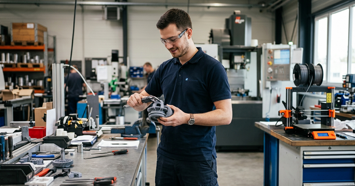 Produktionsmitarbeiter Prototypenfertigung 
