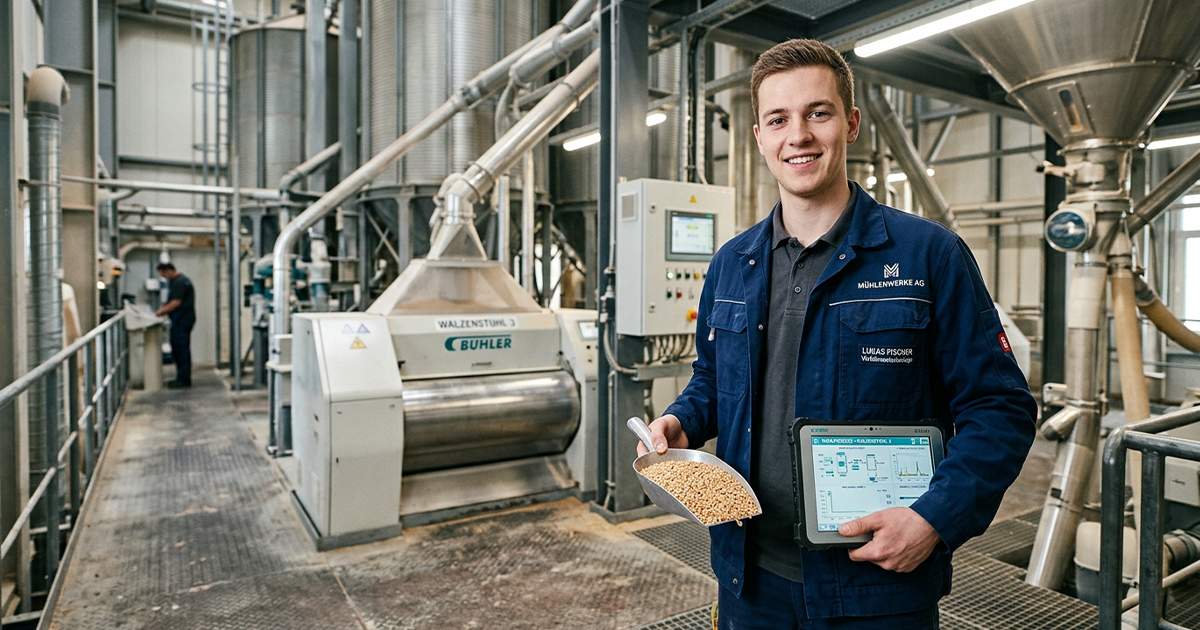 Verfahrenstechnologe in der Mühlen- und Getreidewirt 